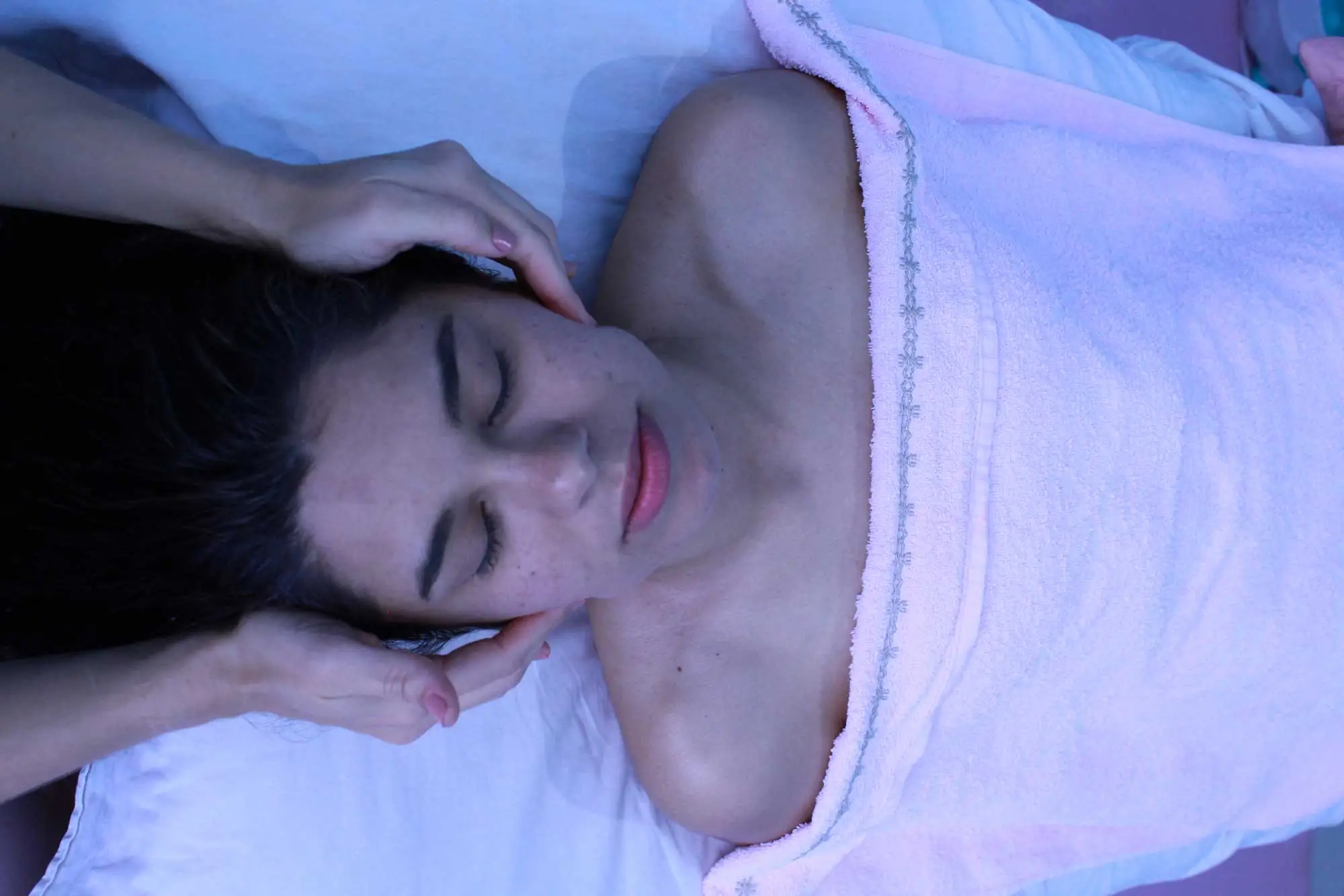 Massagem relaxante com foco em desaceleração